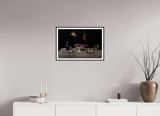 60 x 40 cm, Classic Framed wBorder Bodegón - Red Scorpionfish