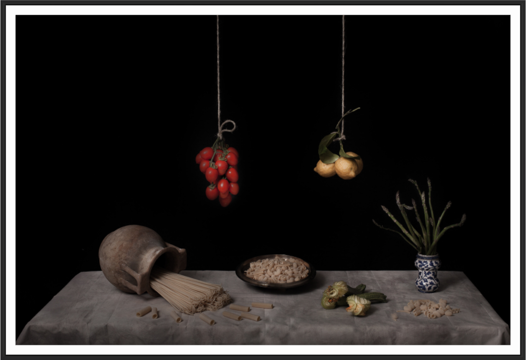 Main image Bodegón - Pasta, tomatoes, garlic